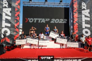 Podium féminin de la YOTTA XP 2022