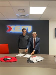 Sacha Rosenthal et Alexis Rochat lors de la signature de partenariat